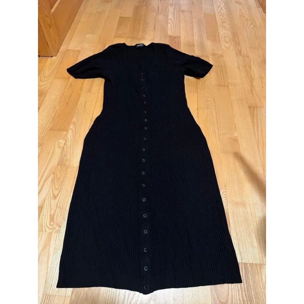 Torrid size 1 Plus Sized Black Dress - Ribbed - Short sleeved